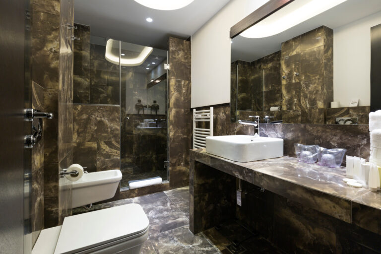 Luxury bathroom interior